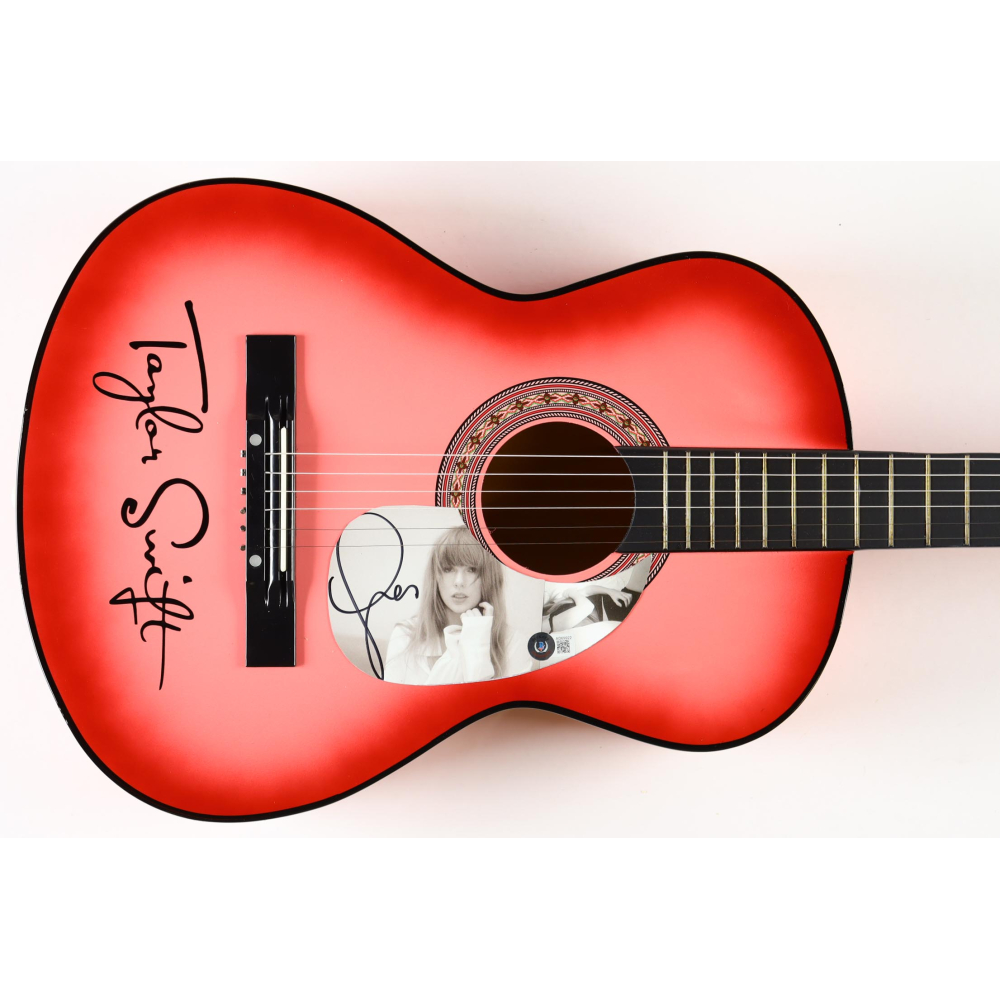 Taylor Swift Signed 38" Acoustic Guitar (Beckett) at PristineAuction.com