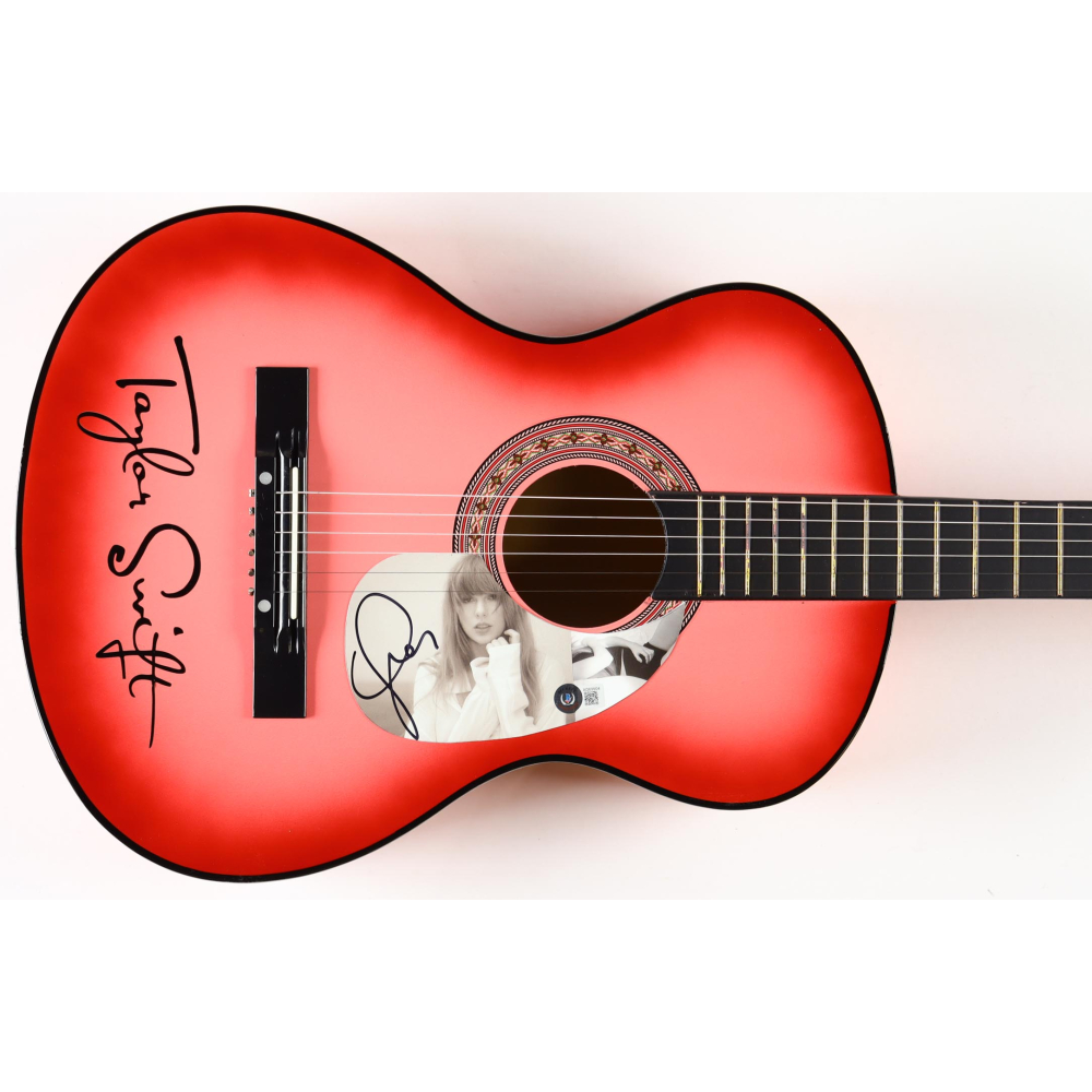 Taylor Swift Signed 38" Acoustic Guitar (Beckett) at PristineAuction.com