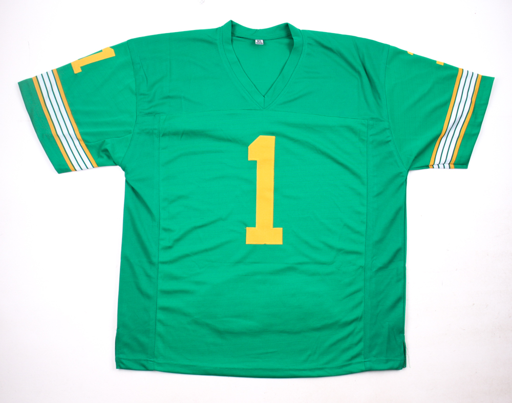 Warren Moon Signed Career Highlight Stats Jersey Inscribed "HOF 06" & "CHOF 01" (Beckett) at PristineAuction.com Warren Moon Signed Career Highlight Stats Jersey Inscribed "HOF 06" & "CHOF 01" (Beckett) at PristineAuction.com