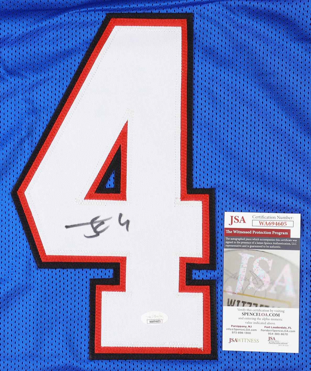 James Cook Signed Jersey (JSA) at PristineAuction.com James Cook Signed Jersey (JSA) at PristineAuction.com