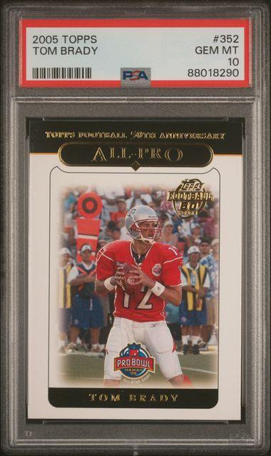 Tom Brady 2005 Topps #352 (PSA 10) at PristineAuction.com Tom Brady 2005 Topps #352 (PSA 10) at PristineAuction.com