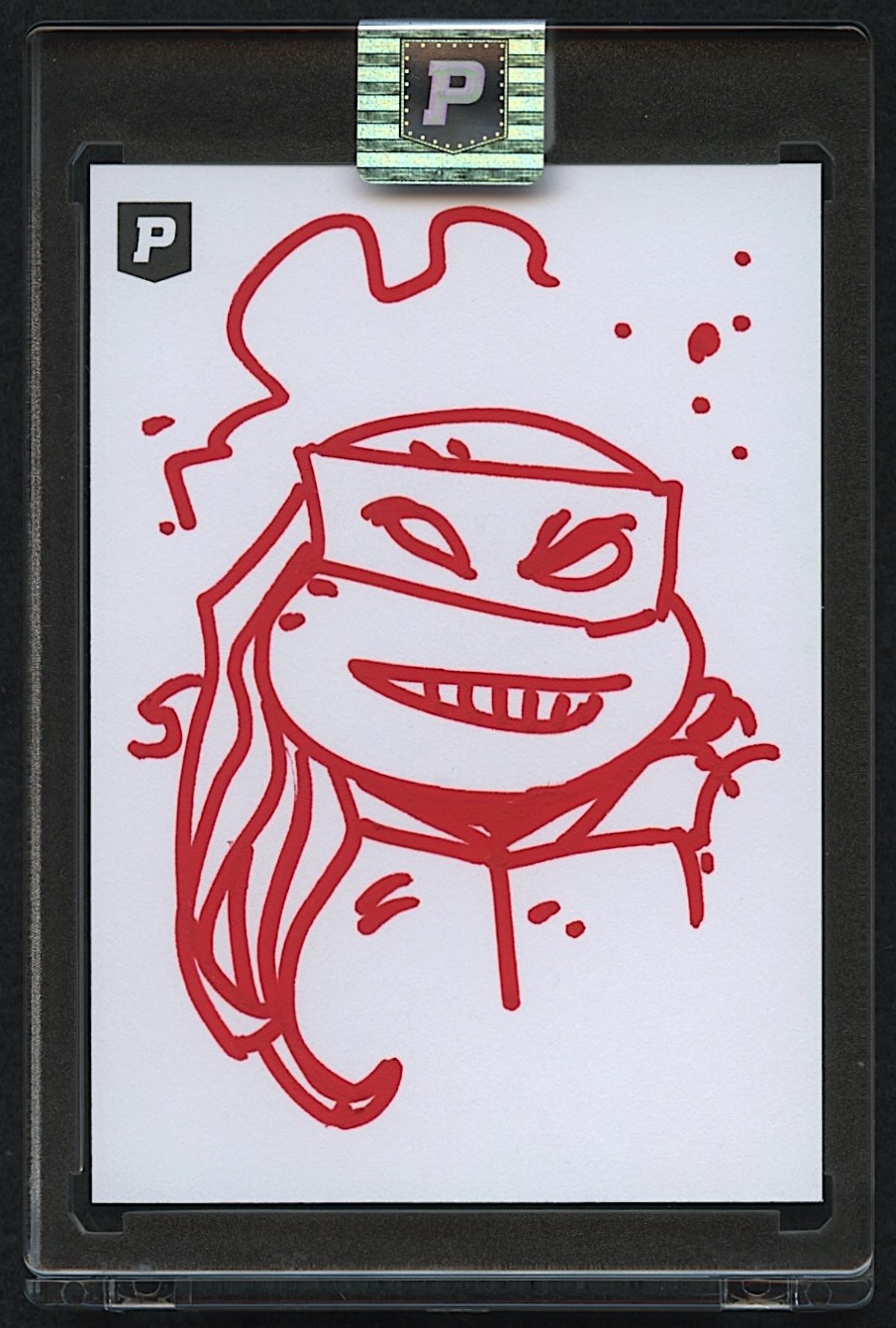 Raphael | Teenage Mutant Ninja Turtles | Original Art Sketch Card by Kevin Eastman (1/1 Original Art) at PristineAuction.com Raphael | Teenage Mutant Ninja Turtles | Original Art Sketch Card by Kevin Eastman (1/1 Original Art) at PristineAuction.com