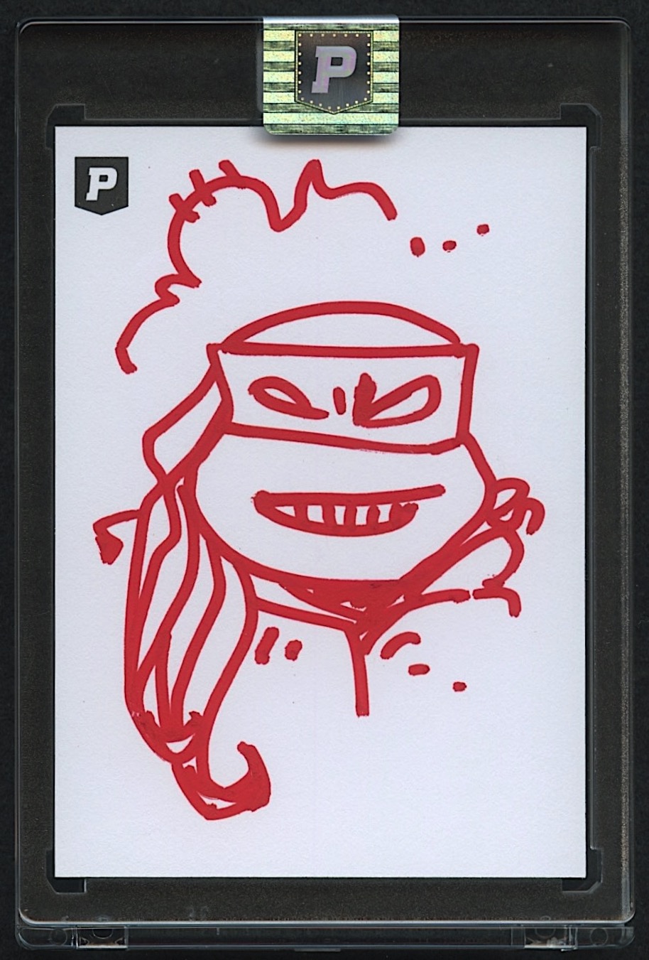 Raphael | Teenage Mutant Ninja Turtles | Original Art Sketch Card by Kevin Eastman (1/1 Original Art) at PristineAuction.com Raphael | Teenage Mutant Ninja Turtles | Original Art Sketch Card by Kevin Eastman (1/1 Original Art) at PristineAuction.com