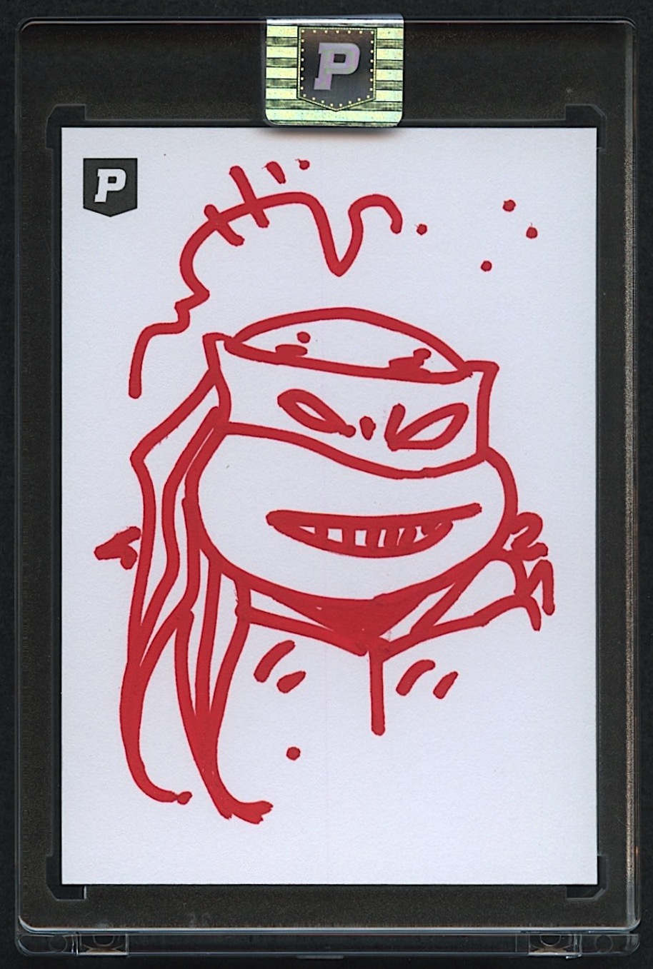 Raphael | Teenage Mutant Ninja Turtles | Original Art Sketch Card by Kevin Eastman (1/1 Original Art) at PristineAuction.com Raphael | Teenage Mutant Ninja Turtles | Original Art Sketch Card by Kevin Eastman (1/1 Original Art) at PristineAuction.com