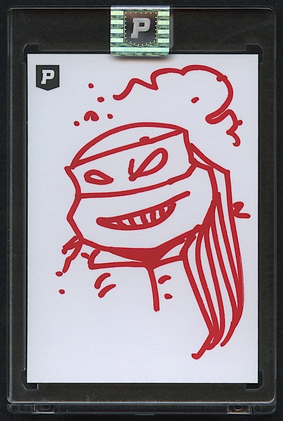 Raphael | Teenage Mutant Ninja Turtles | Original Art Sketch Card by Kevin Eastman (1/1 Original Art) at PristineAuction.com Raphael | Teenage Mutant Ninja Turtles | Original Art Sketch Card by Kevin Eastman (1/1 Original Art) at PristineAuction.com