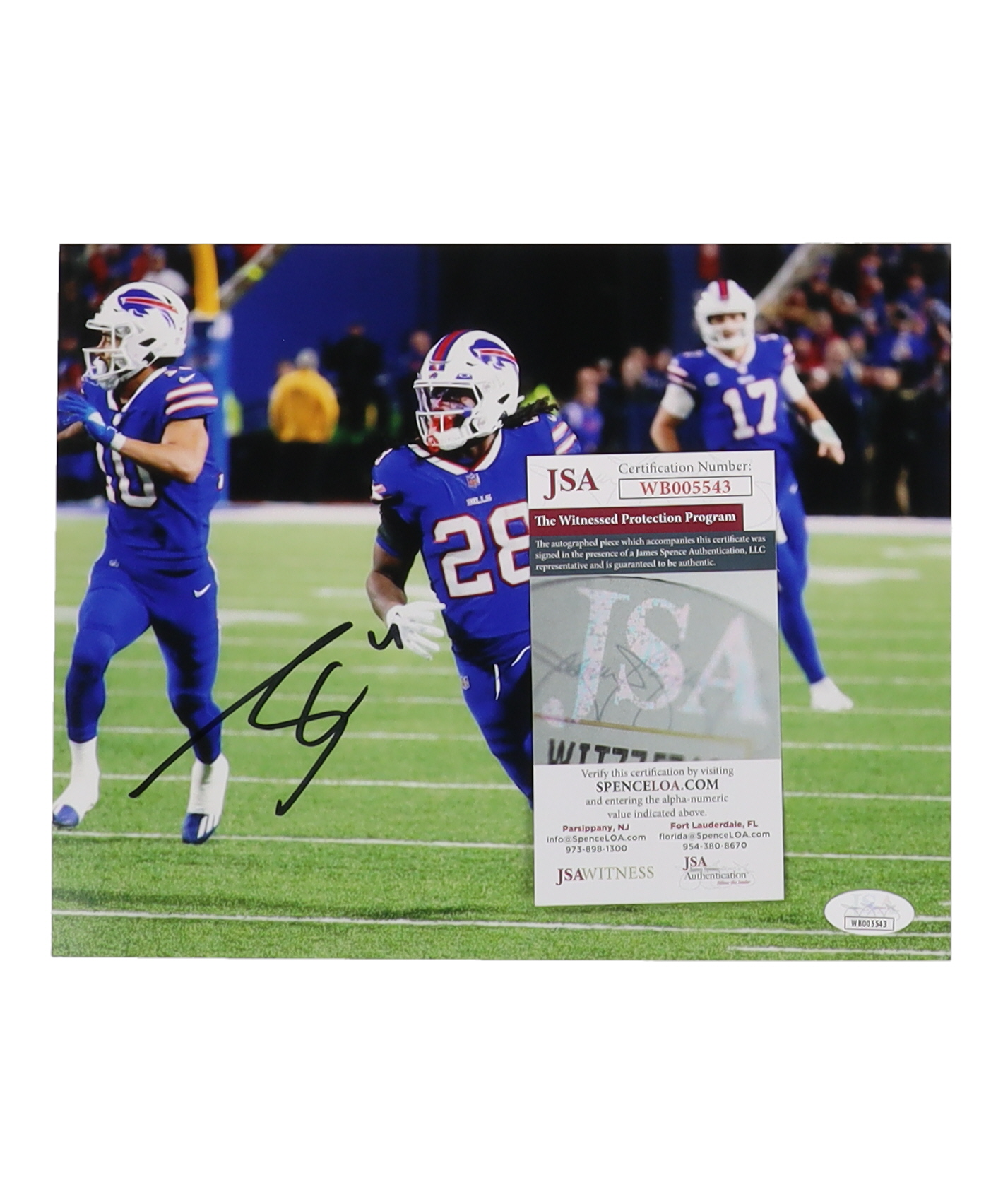 James Cook Signed Bills 8x10 Photo (JSA) at PristineAuction.com James Cook Signed Bills 8x10 Photo (JSA) at PristineAuction.com