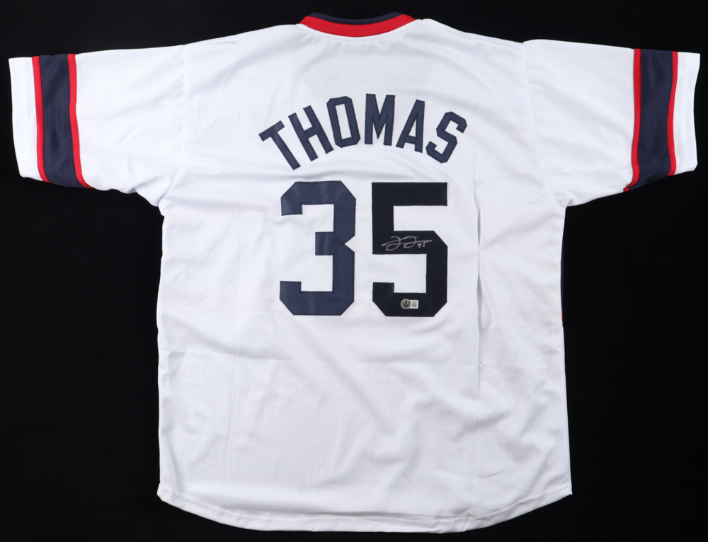 Frank Thomas Signed Jersey (Beckett) at PristineAuction.com Frank Thomas Signed Jersey (Beckett) at PristineAuction.com