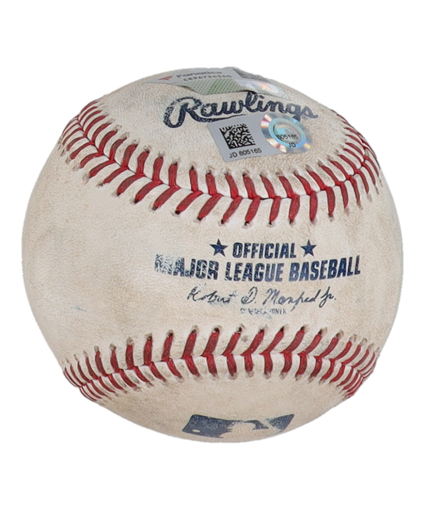 2022 Yankees vs Blue Jays GameUsed OML Baseball (MLB & Fanatics