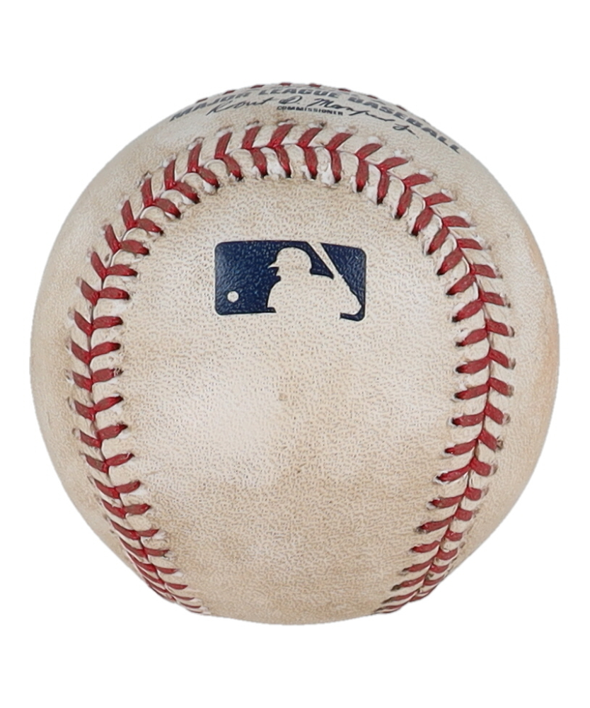 2022 Yankees vs Rays GameUsed OML Baseball (MLB & Fanatics) Pristine