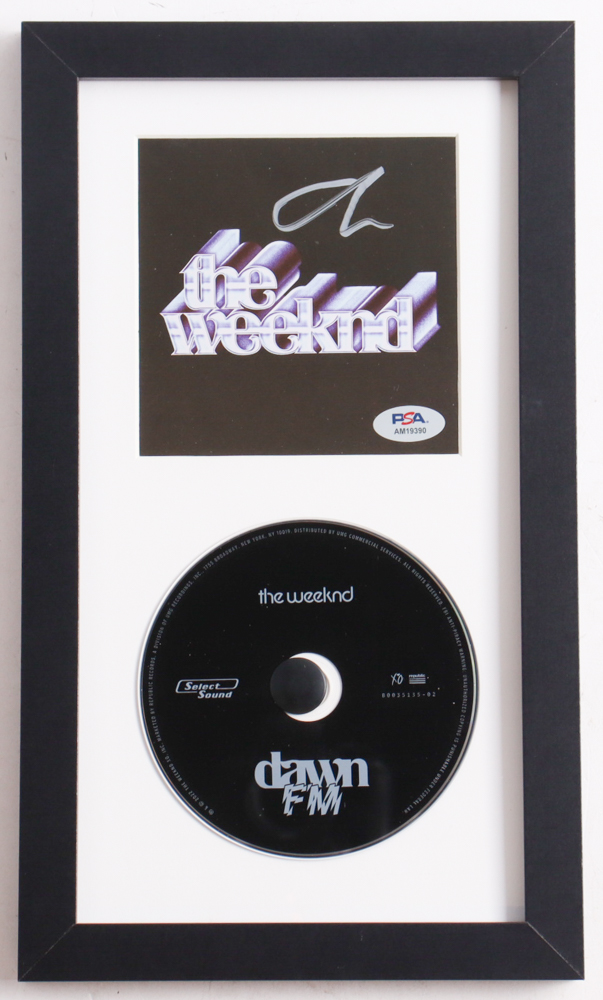 Weeknd Cd Insert The Weeknd Signed