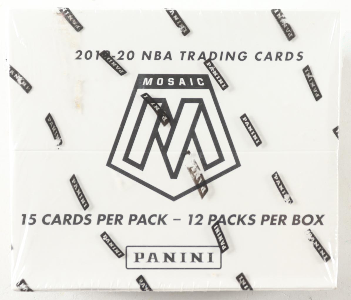 2019-20 Panini Mosaic Basketball Cello Box with (12) Packs at PristineAuction.com 2019-20 Panini Mosaic Basketball Cello Box with (12) Packs at PristineAuction.com