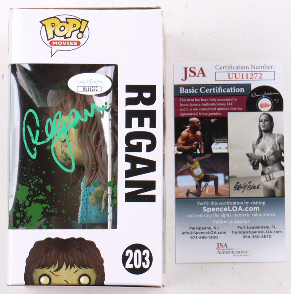 Linda Blair Signed "The Exorcist" #203 Regan Funko Pop! Vinyl Figure Inscribed "Sweet Dreams!" & "Regan" (JSA) at PristineAuction.com Linda Blair Signed "The Exorcist" #203 Regan Funko Pop! Vinyl Figure Inscribed "Sweet Dreams!" & "Regan" (JSA) at PristineAuction.com