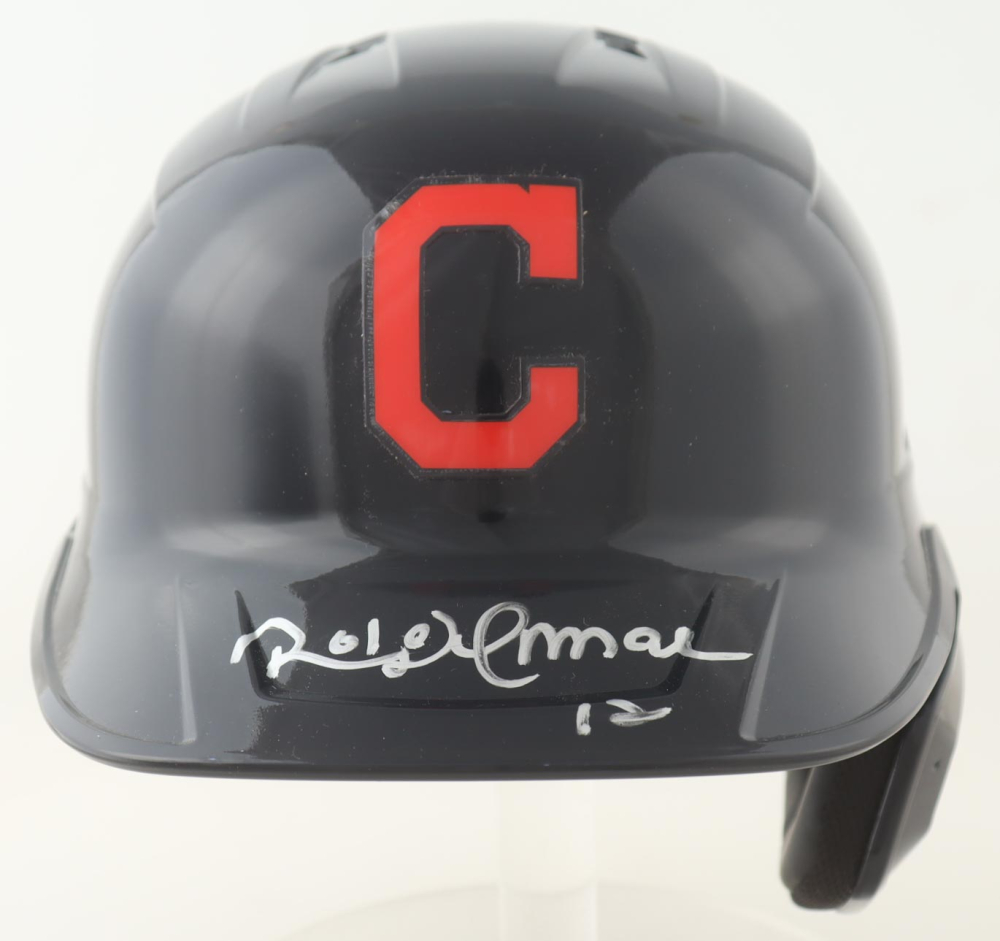 Roberto Alomar Signed Indians FullSize Batting Helmet (Radtke