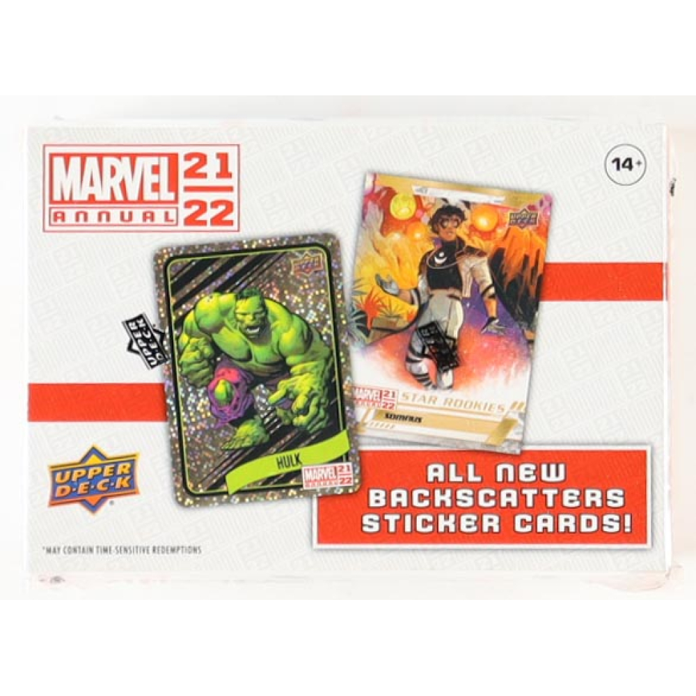 2021-22 Upper Deck Marvel Blaster Box With (6) Packs at PristineAuction.com