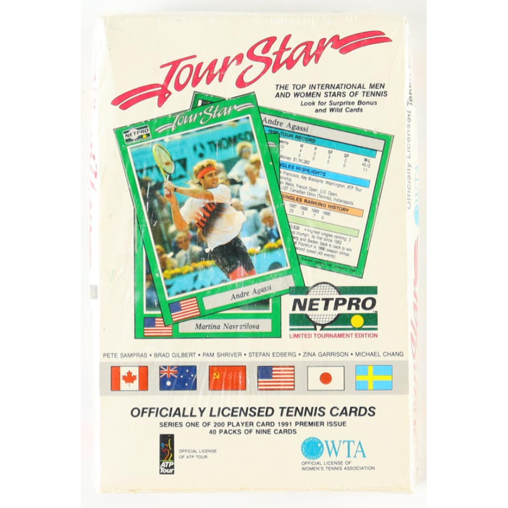 thumbnail image 2 of 2003 Netpro Premier Edition 18-Pack Tennis Box – Hewitt, Kournikova, Roddick – Factory Sealed 2 of 2