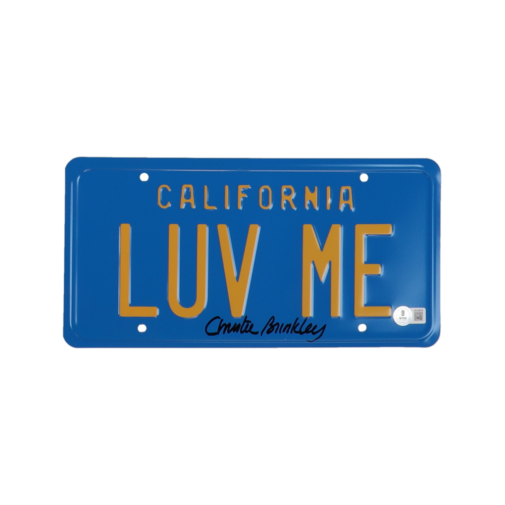 Christie Brinkley Signed "National Lampoon's Vacation" License Plate