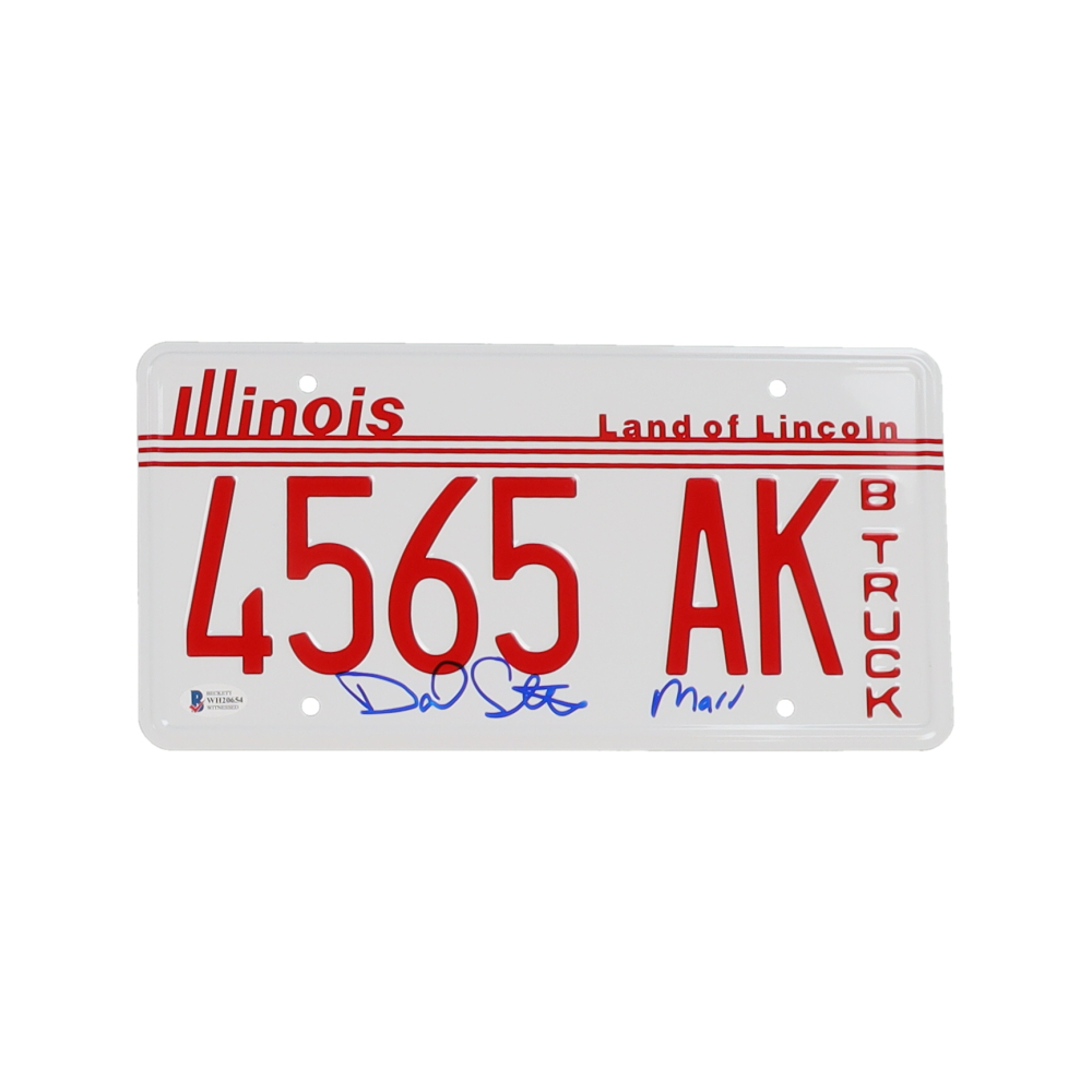 Daniel Stern Signed "Home Alone" License Plate Inscribed "Marv