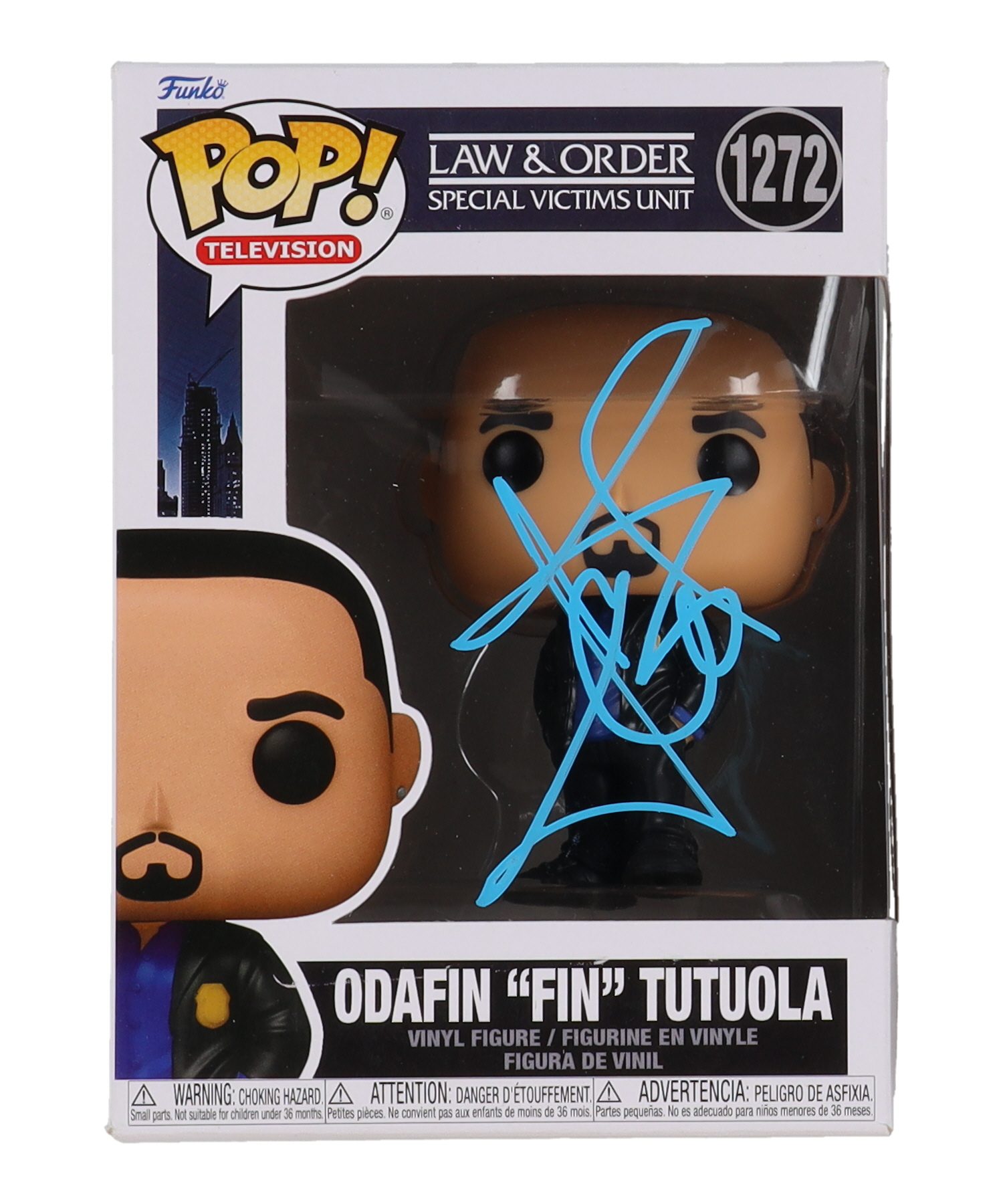 Ice-T Signed "Law & Order: Special Victims Unit" #1272 Odafin "Fin" Tutuola Funko Pop! Vinyl Figure (Beckett) at PristineAuction.com Ice-T Signed "Law & Order: Special Victims Unit" #1272 Odafin "Fin" Tutuola Funko Pop! Vinyl Figure (Beckett) at PristineAuction.com