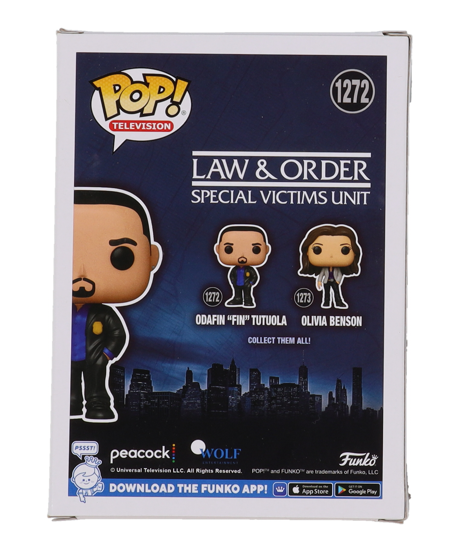 Ice-T Signed "Law & Order: Special Victims Unit" #1272 Odafin "Fin" Tutuola Funko Pop! Vinyl Figure (Beckett) at PristineAuction.com Ice-T Signed "Law & Order: Special Victims Unit" #1272 Odafin "Fin" Tutuola Funko Pop! Vinyl Figure (Beckett) at PristineAuction.com
