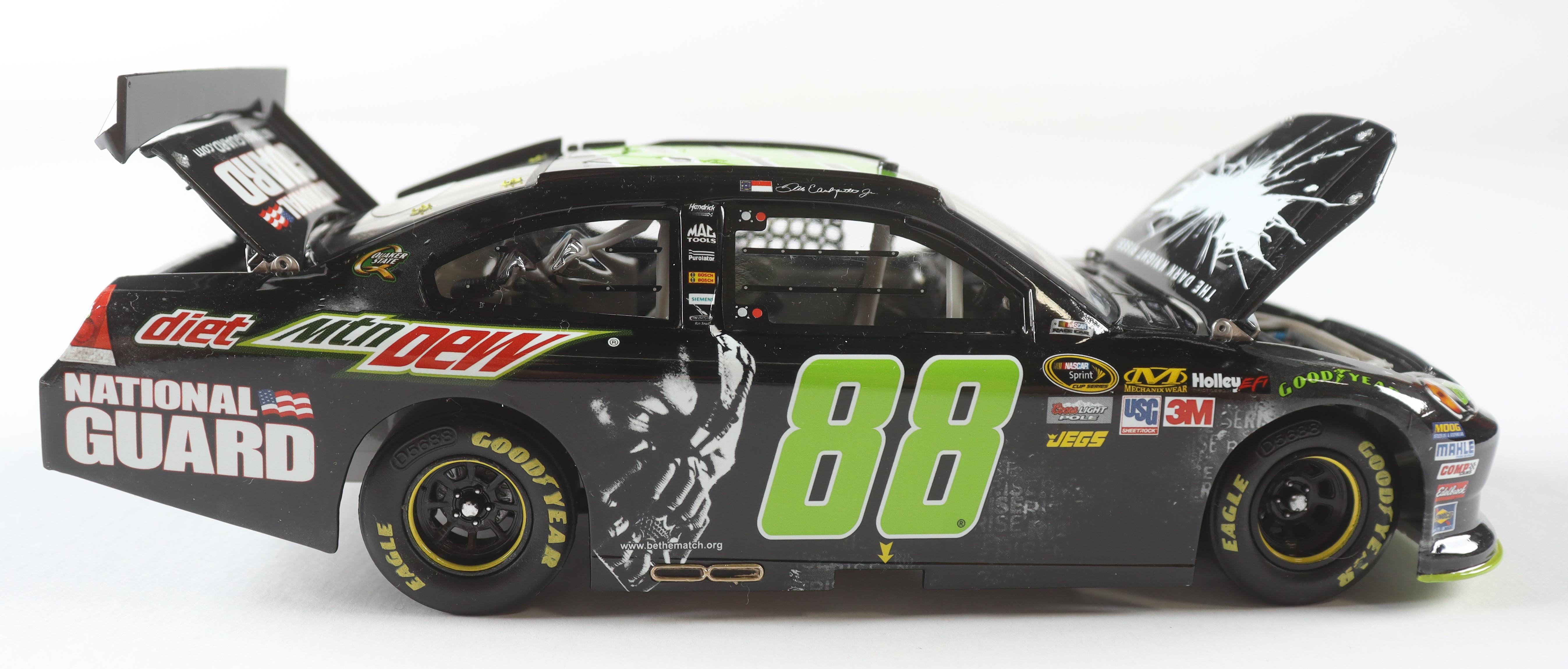 Dale Earnhardt Jr. Signed LE NASCAR #88 Diet Dew Dark Knight 2012 Impala 1:24 Scale Diecast Car (JSA) at PristineAuction.com Dale Earnhardt Jr. Signed LE NASCAR #88 Diet Dew Dark Knight 2012 Impala 1:24 Scale Diecast Car (JSA) at PristineAuction.com