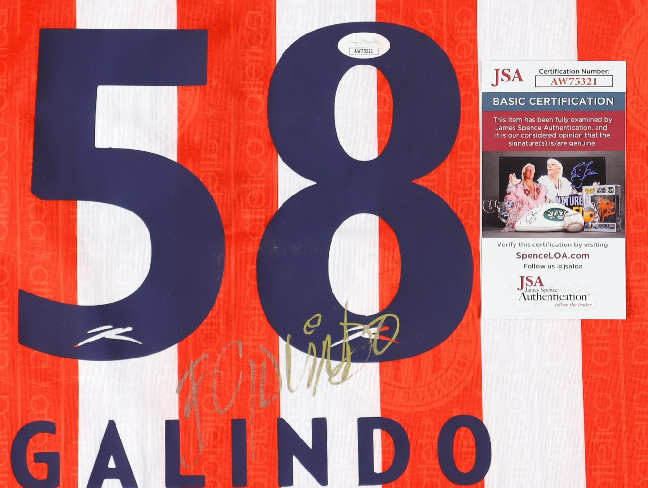 Benjamin Galindo Signed Jersey (JSA) at PristineAuction.com Benjamin Galindo Signed Jersey (JSA) at PristineAuction.com