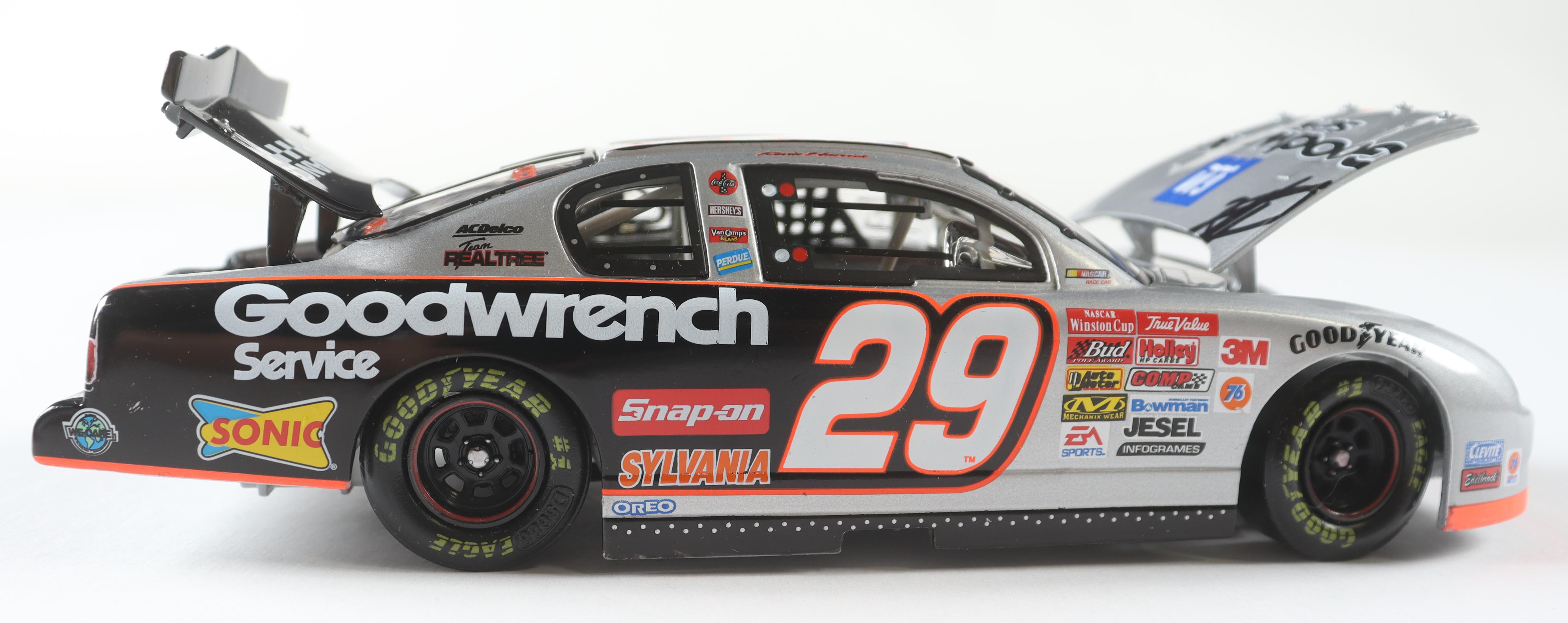 Kevin Harvick Signed LE NASCAR #29 GM Goodwrench Service 2002 Monte Carlo 1:24 Scale Diecast Car (JSA) at PristineAuction.com Kevin Harvick Signed LE NASCAR #29 GM Goodwrench Service 2002 Monte Carlo 1:24 Scale Diecast Car (JSA) at PristineAuction.com
