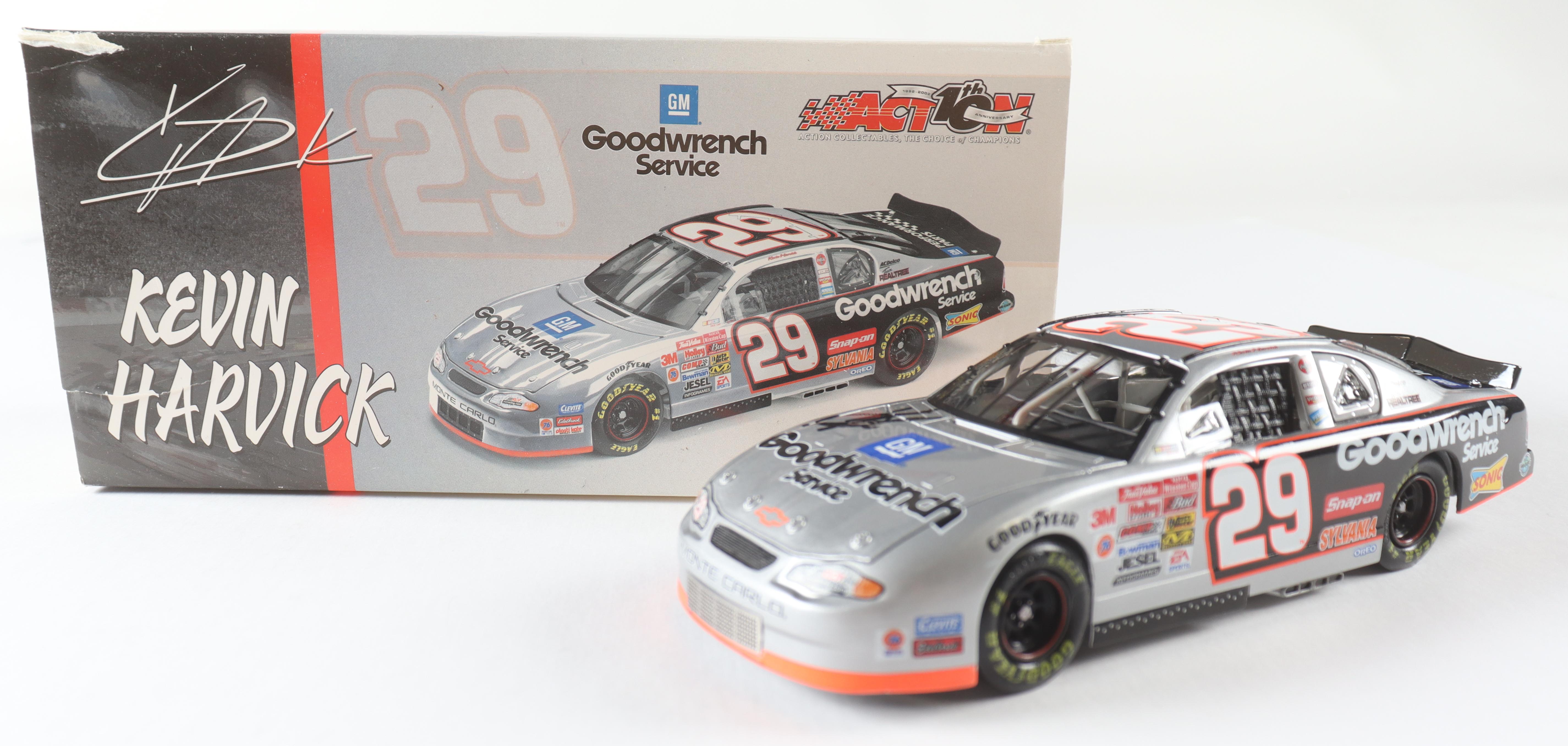 Kevin Harvick Signed LE NASCAR #29 GM Goodwrench Service 2002 Monte Carlo 1:24 Scale Diecast Car (JSA) at PristineAuction.com Kevin Harvick Signed LE NASCAR #29 GM Goodwrench Service 2002 Monte Carlo 1:24 Scale Diecast Car (JSA) at PristineAuction.com
