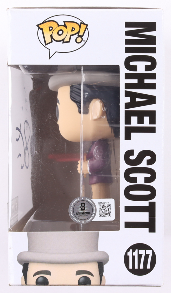 Steve Carell Signed "The Office" #1177 Michael Scott Funko Pop! Vinyl Figure (Beckett) at PristineAuction.com Steve Carell Signed "The Office" #1177 Michael Scott Funko Pop! Vinyl Figure (Beckett) at PristineAuction.com