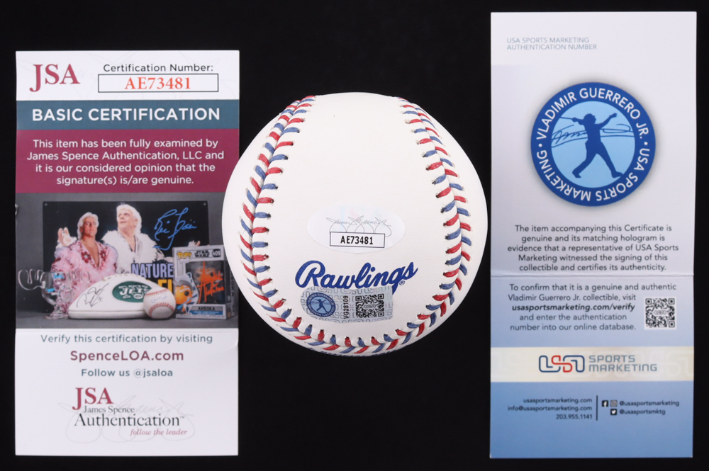 Vladimir Guerrero Jr. Signed 2022 AllStar Game Baseball (JSA