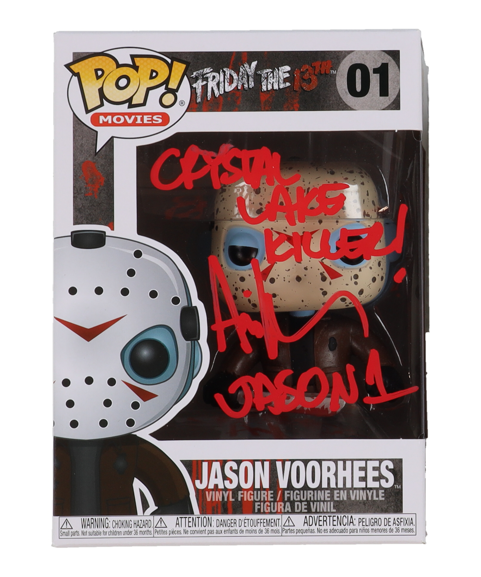 Ari Lehman Signed "Friday the 13th" #01 Jason Voorhees Funko Pop! Vinyl Figure Inscribed "Crystal Lake Killer!" & "Jason 1" (JSA) at PristineAuction.com Ari Lehman Signed "Friday the 13th" #01 Jason Voorhees Funko Pop! Vinyl Figure Inscribed "Crystal Lake Killer!" & "Jason 1" (JSA) at PristineAuction.com