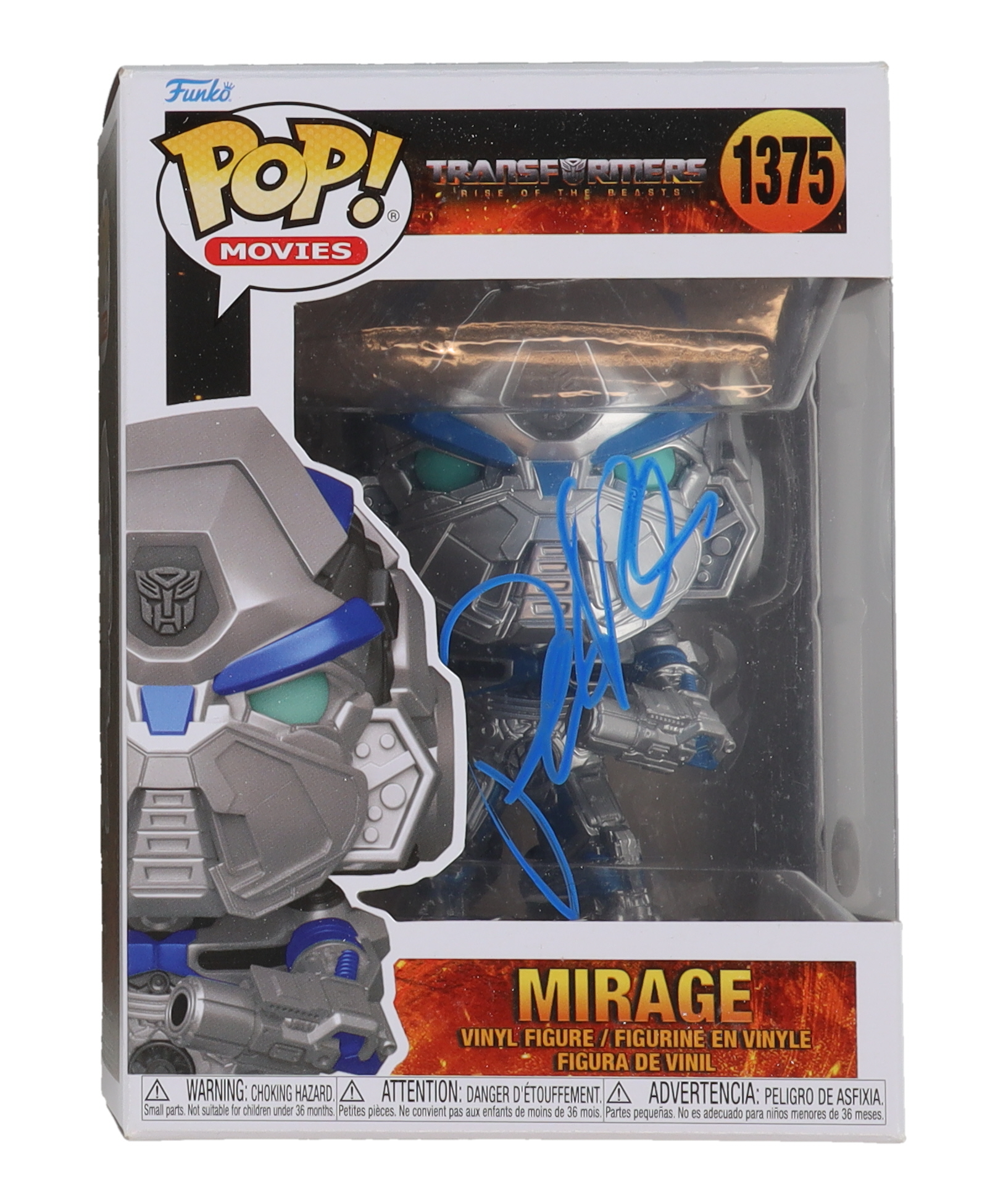 Pete Davidson Signed "Transformers: Rise of the Beasts" #1375 Mirage Funko Pop! Vinyl Figure (JSA) at PristineAuction.com Pete Davidson Signed "Transformers: Rise of the Beasts" #1375 Mirage Funko Pop! Vinyl Figure (JSA) at PristineAuction.com