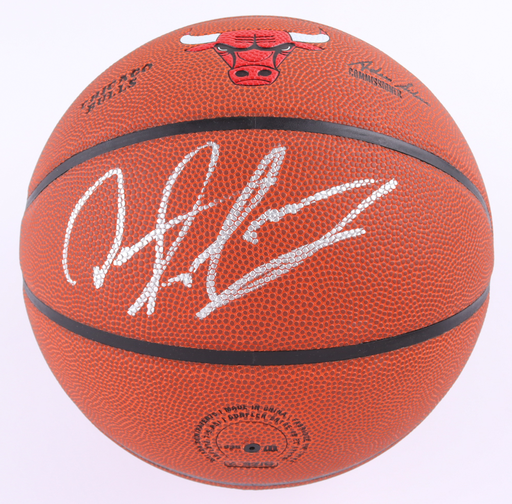 Dennis Rodman Signed Bulls Logo Basketball (Schwartz) at PristineAuction.com Dennis Rodman Signed Bulls Logo Basketball (Schwartz) at PristineAuction.com