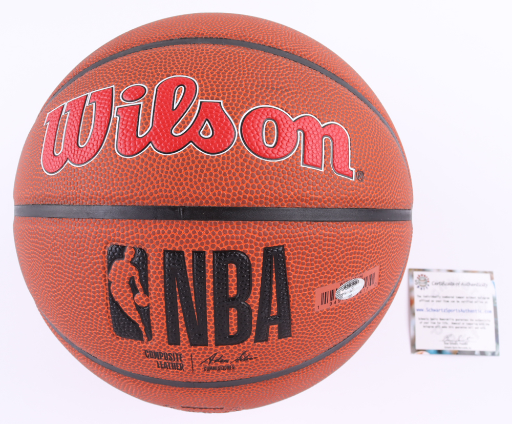 Dennis Rodman Signed Bulls Logo Basketball (Schwartz) at PristineAuction.com Dennis Rodman Signed Bulls Logo Basketball (Schwartz) at PristineAuction.com