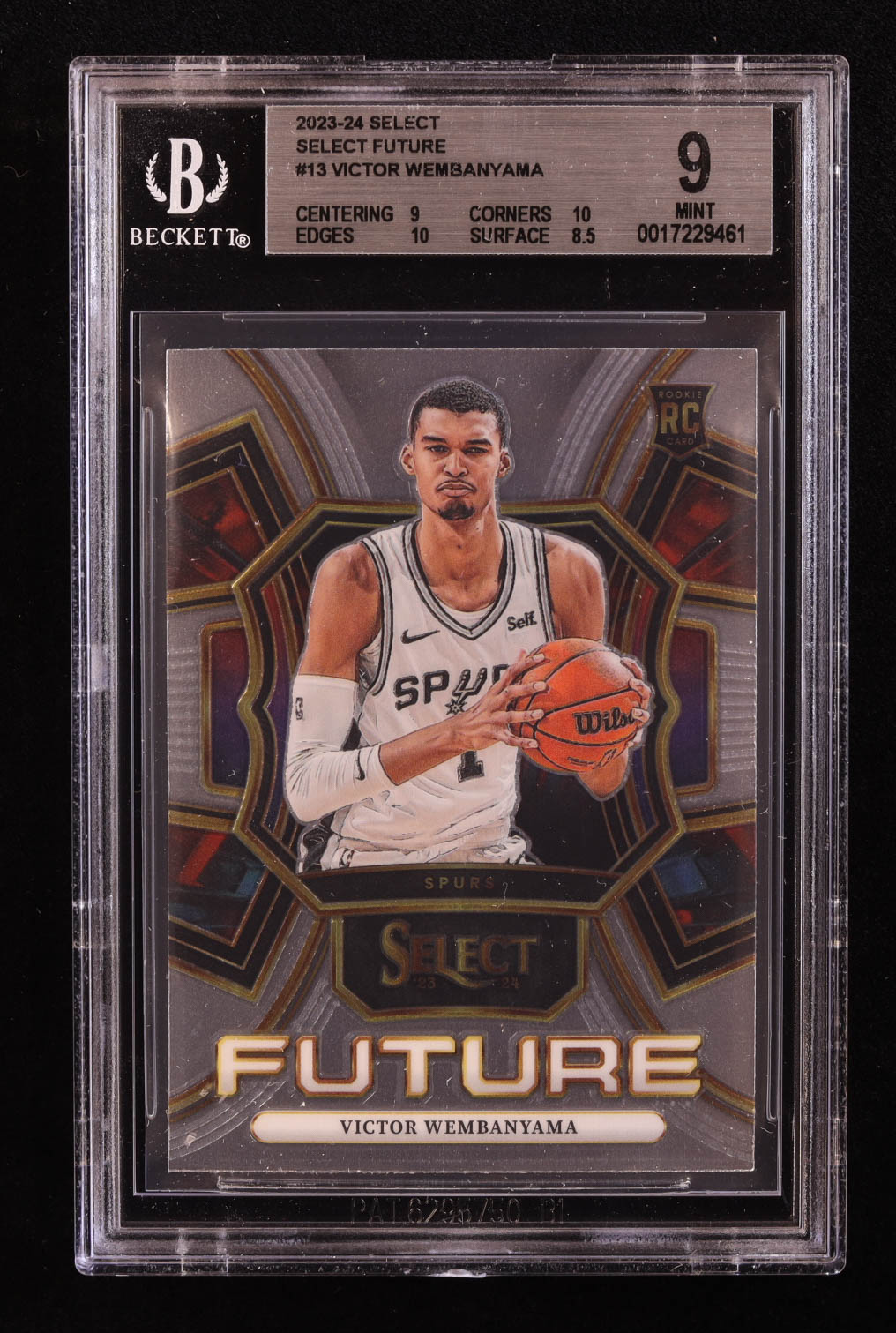 Victor Wembanyama 2023-24 Select Future #13 RC (BGS 9) at PristineAuction.com Victor Wembanyama 2023-24 Select Future #13 RC (BGS 9) at PristineAuction.com