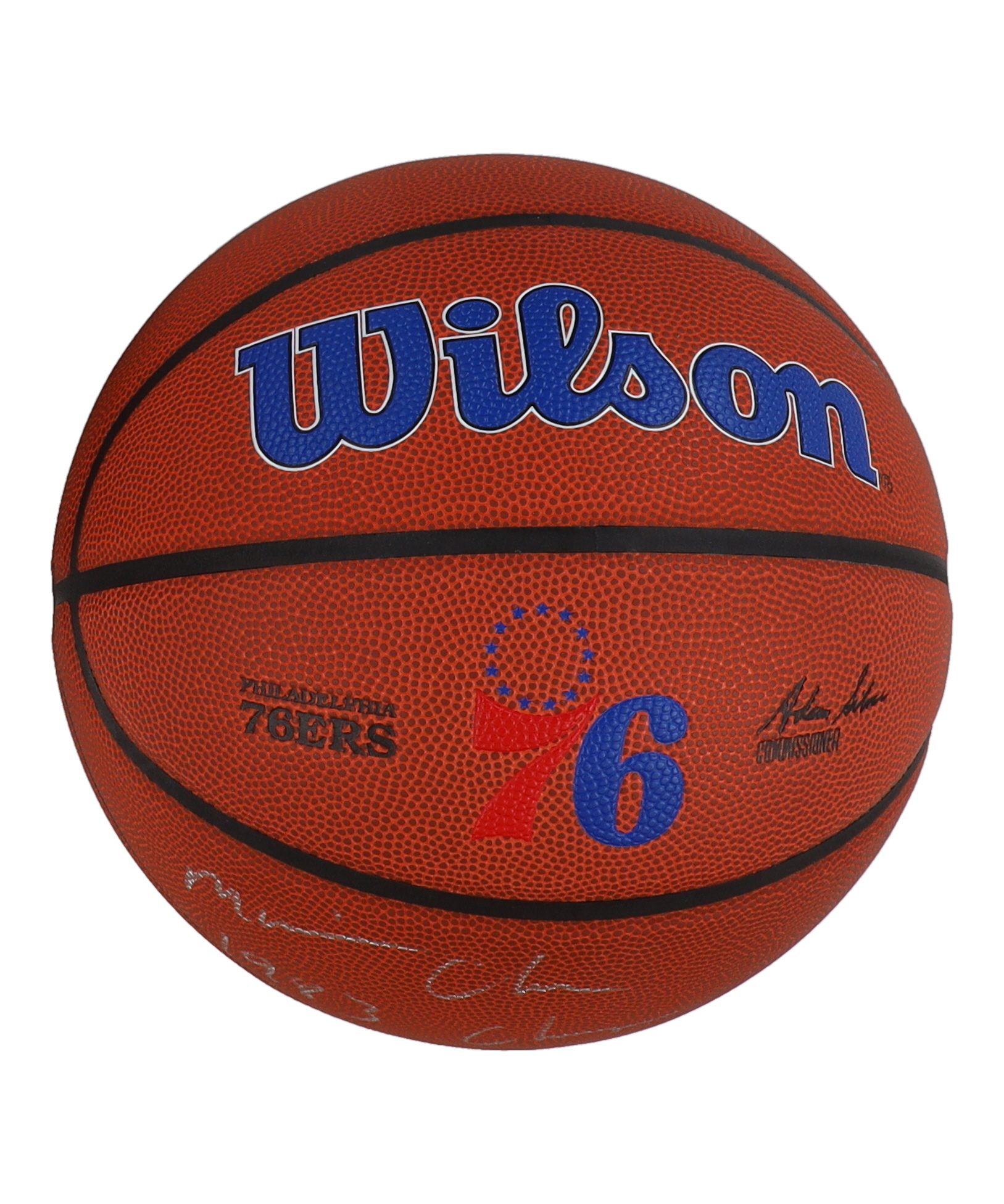 Maurice Cheeks Signed 76ers Logo Basketball Inscribed "1983 Champs" (Schwartz) at PristineAuction.com Maurice Cheeks Signed 76ers Logo Basketball Inscribed "1983 Champs" (Schwartz) at PristineAuction.com