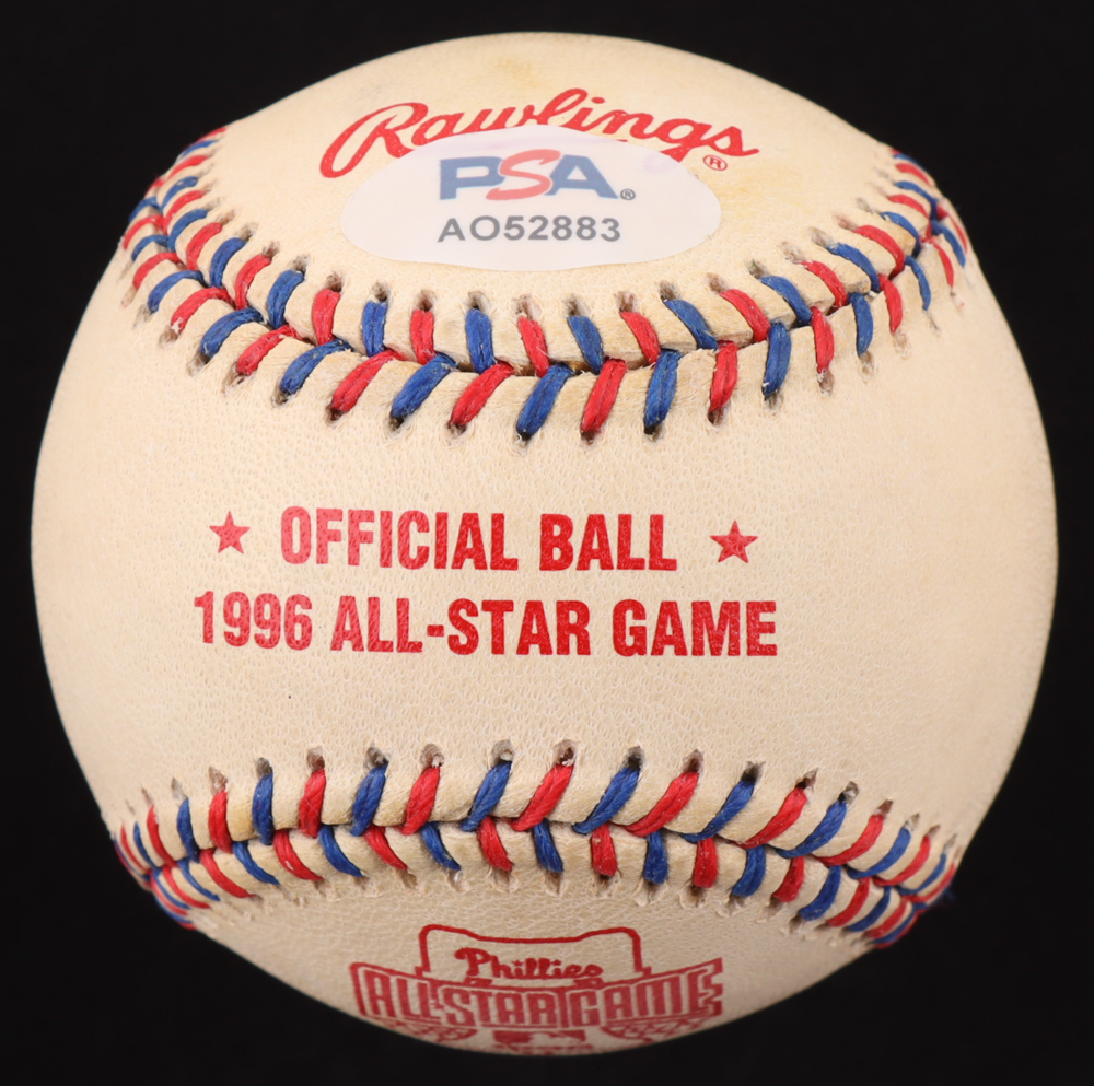 Nolan Ryan Signed 1996 AllStar Game Baseball Inscribed "8x All Star