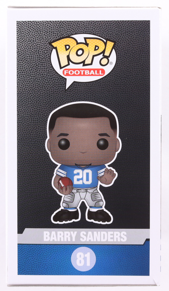Barry Sanders Signed Lions #81 Funko Pop! Vinyl Figure (Schwartz) at PristineAuction.com Barry Sanders Signed Lions #81 Funko Pop! Vinyl Figure (Schwartz) at PristineAuction.com