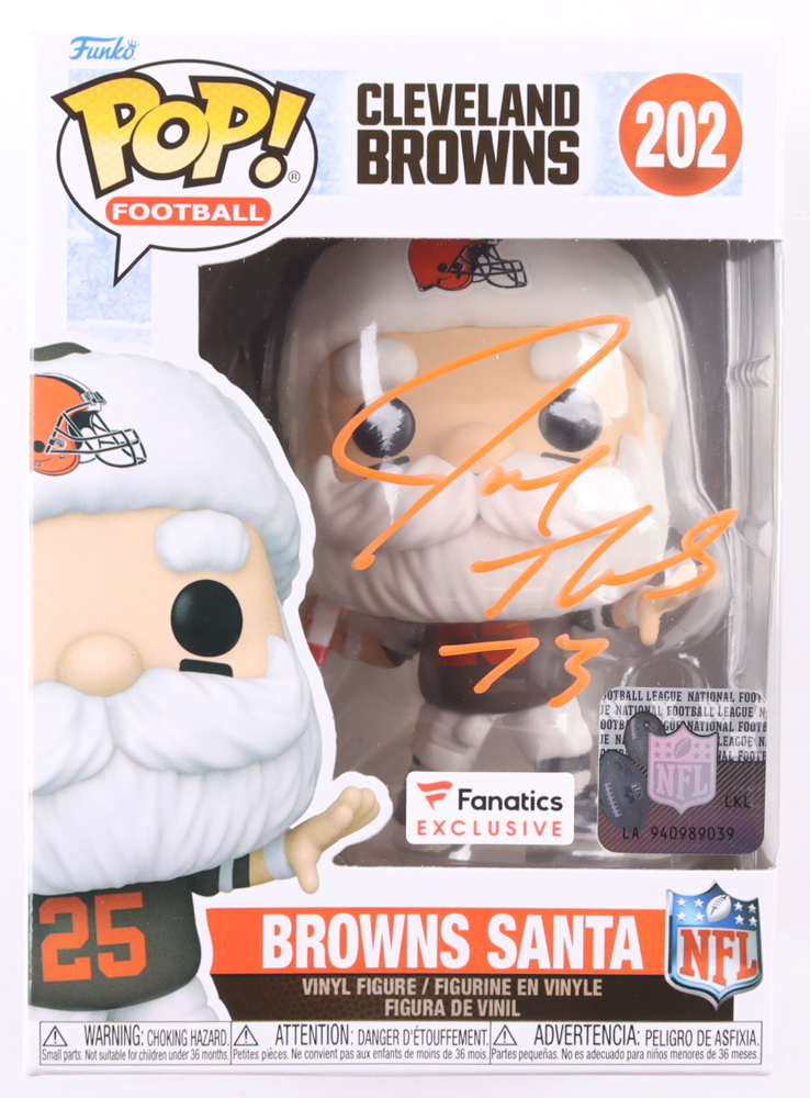Joe Thomas Signed Browns #202 Browns Santa Funko Pop! Vinyl Figure (Schwartz) at PristineAuction.com Joe Thomas Signed Browns #202 Browns Santa Funko Pop! Vinyl Figure (Schwartz) at PristineAuction.com