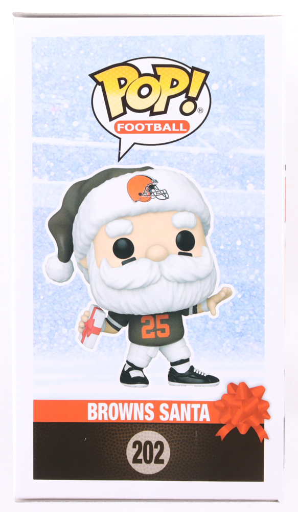 Joe Thomas Signed Browns #202 Browns Santa Funko Pop! Vinyl Figure (Schwartz) at PristineAuction.com Joe Thomas Signed Browns #202 Browns Santa Funko Pop! Vinyl Figure (Schwartz) at PristineAuction.com