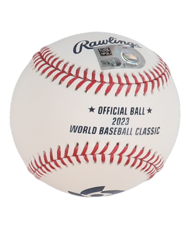 Yoshinobu Yamamoto Signed 2023 World Baseball Classic Logo Baseball (MLB) at PristineAuction.com Yoshinobu Yamamoto Signed 2023 World Baseball Classic Logo Baseball (MLB) at PristineAuction.com