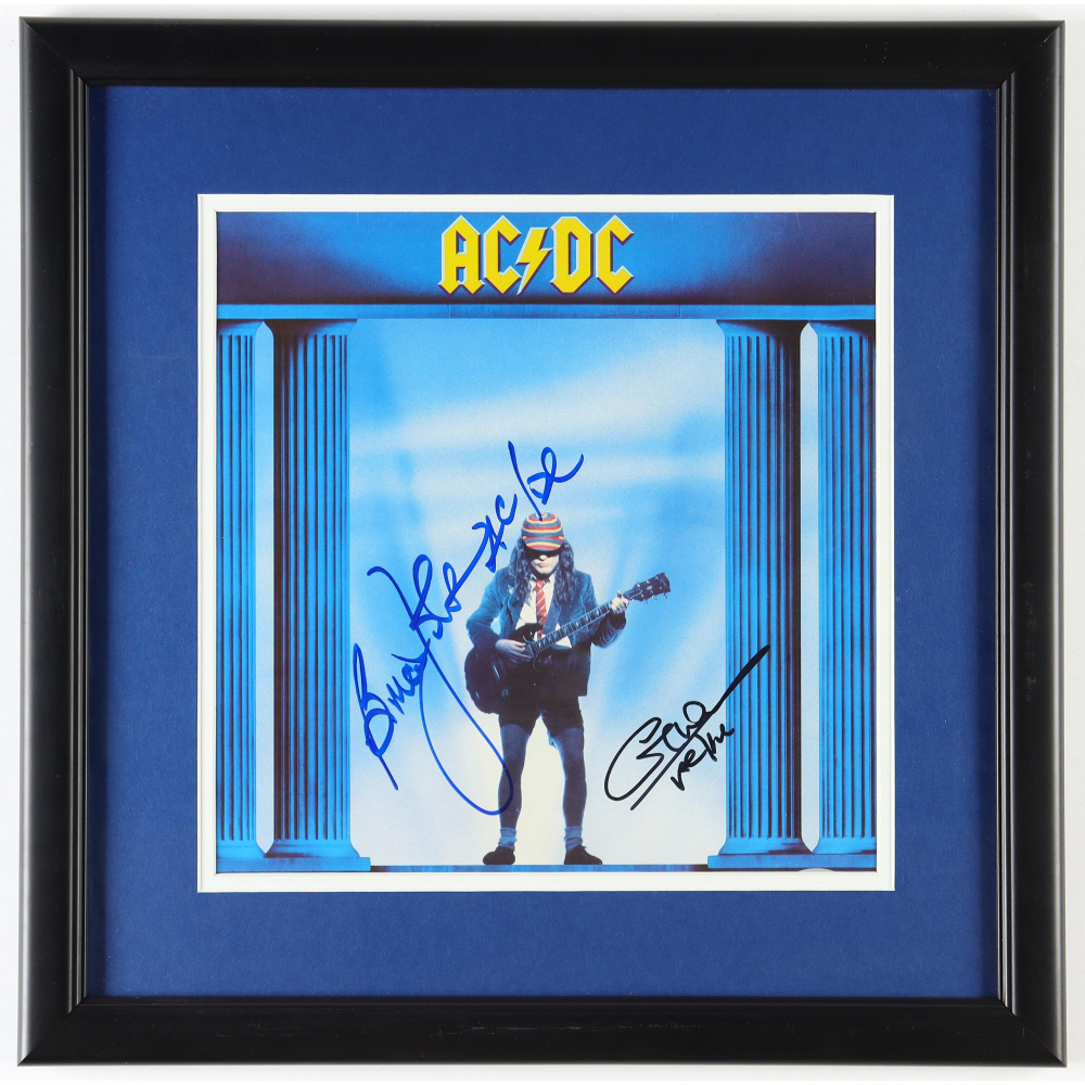 Brian Johnson & Cliff Williams Signed AC/DC