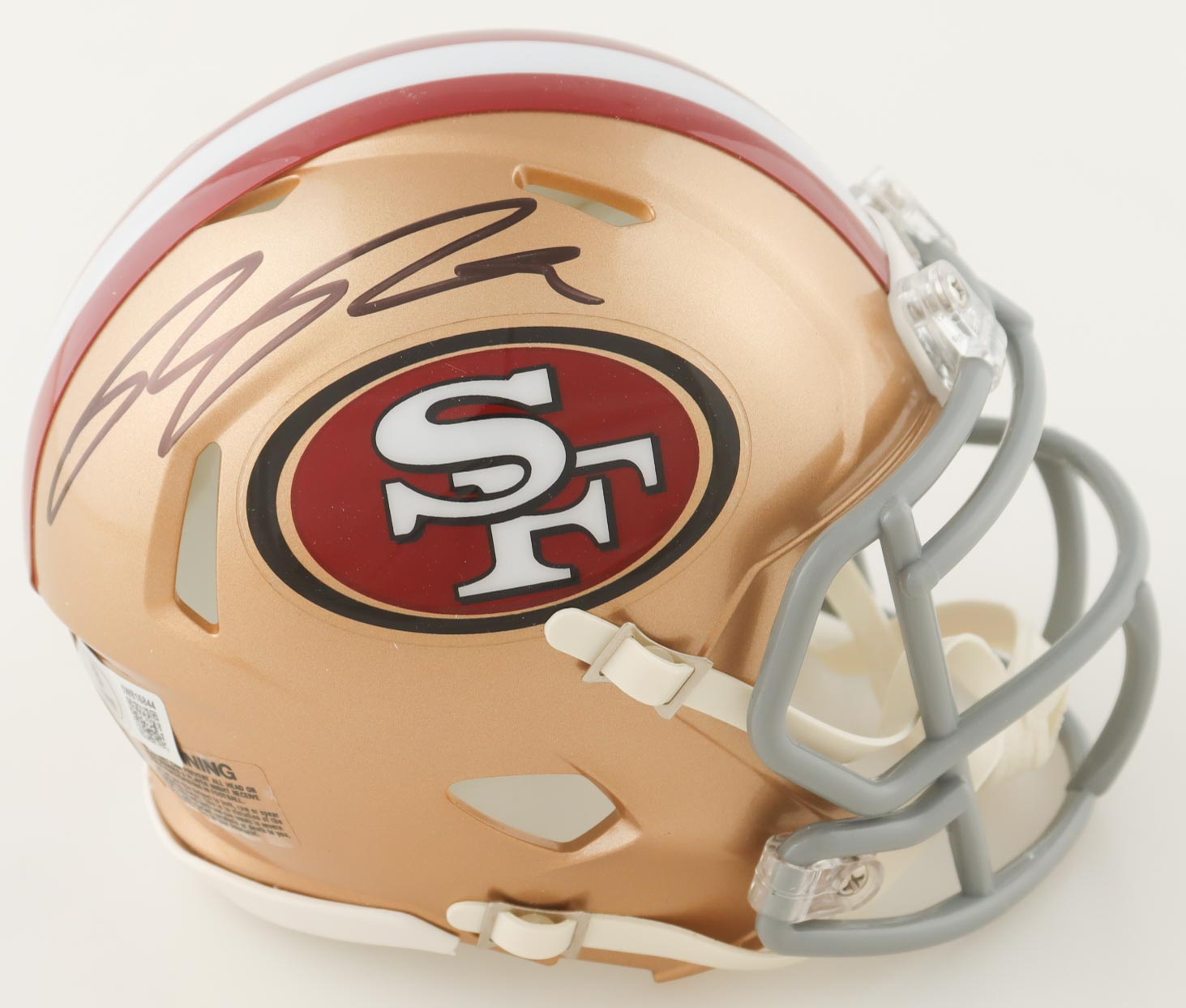 Ricky Pearsall Signed 49ers Speed Mini Helmet (Beckett) at PristineAuction.com Ricky Pearsall Signed 49ers Speed Mini Helmet (Beckett) at PristineAuction.com