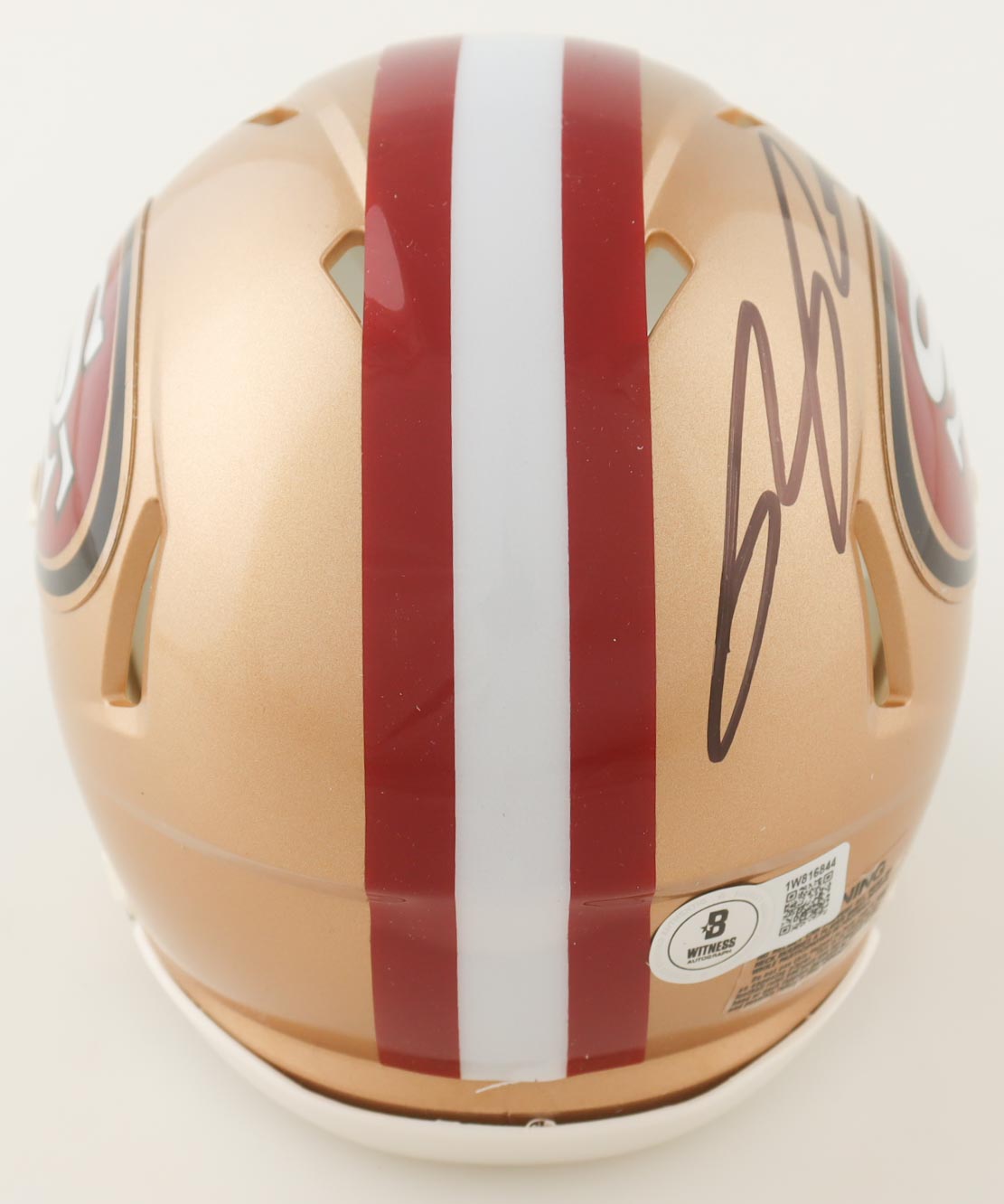 Ricky Pearsall Signed 49ers Speed Mini Helmet (Beckett) at PristineAuction.com Ricky Pearsall Signed 49ers Speed Mini Helmet (Beckett) at PristineAuction.com