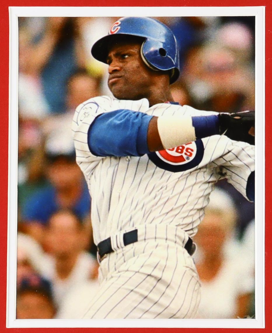 Sammy Sosa Signed Custom Framed Jersey Display (Beckett) at PristineAuction.com Sammy Sosa Signed Custom Framed Jersey Display (Beckett) at PristineAuction.com