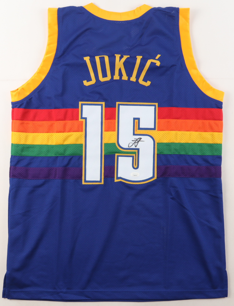 Nikola Jokic Signed Jersey (JSA) at PristineAuction.com Nikola Jokic Signed Jersey (JSA) at PristineAuction.com