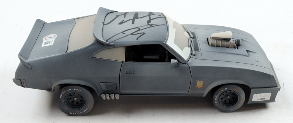 Mel Gibson & Tom Hardy Signed LE Last of the V8 Interceptors 1973 Ford Falcon XB 1:18 Die-Cast Car (Beckett) at PristineAuction.com Mel Gibson & Tom Hardy Signed LE Last of the V8 Interceptors 1973 Ford Falcon XB 1:18 Die-Cast Car (Beckett) at PristineAuction.com