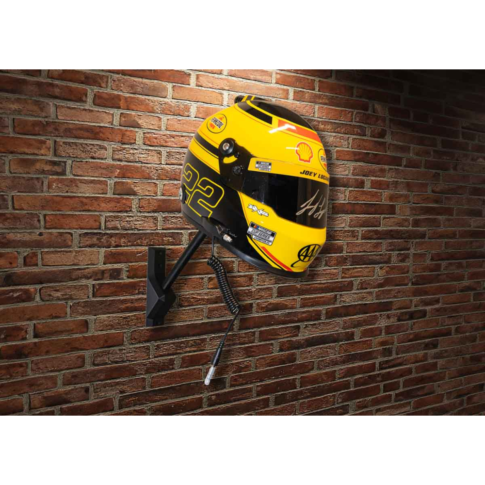 thumbnail image 2 of Motorcycle Helmet Wall Mount - Aluminum Helmet Hanger For Garage Or Home Storage 2 of 4