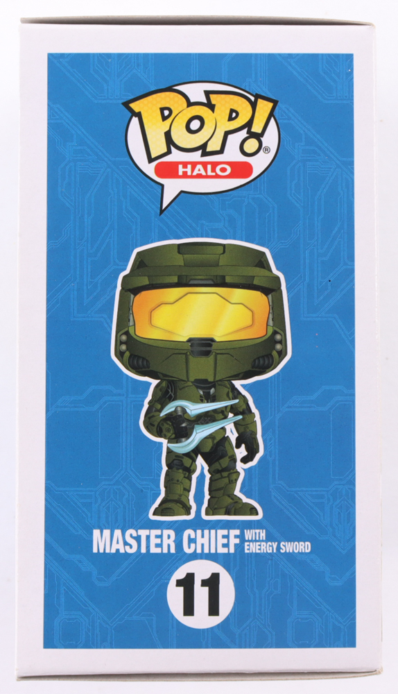 Steve Downes Signed "Halo" #11 Master Chief with Energy Sword Funko Pop! Vinyl Figure Inscribed "Master Chief 117" (JSA) at PristineAuction.com Steve Downes Signed "Halo" #11 Master Chief with Energy Sword Funko Pop! Vinyl Figure Inscribed "Master Chief 117" (JSA) at PristineAuction.com