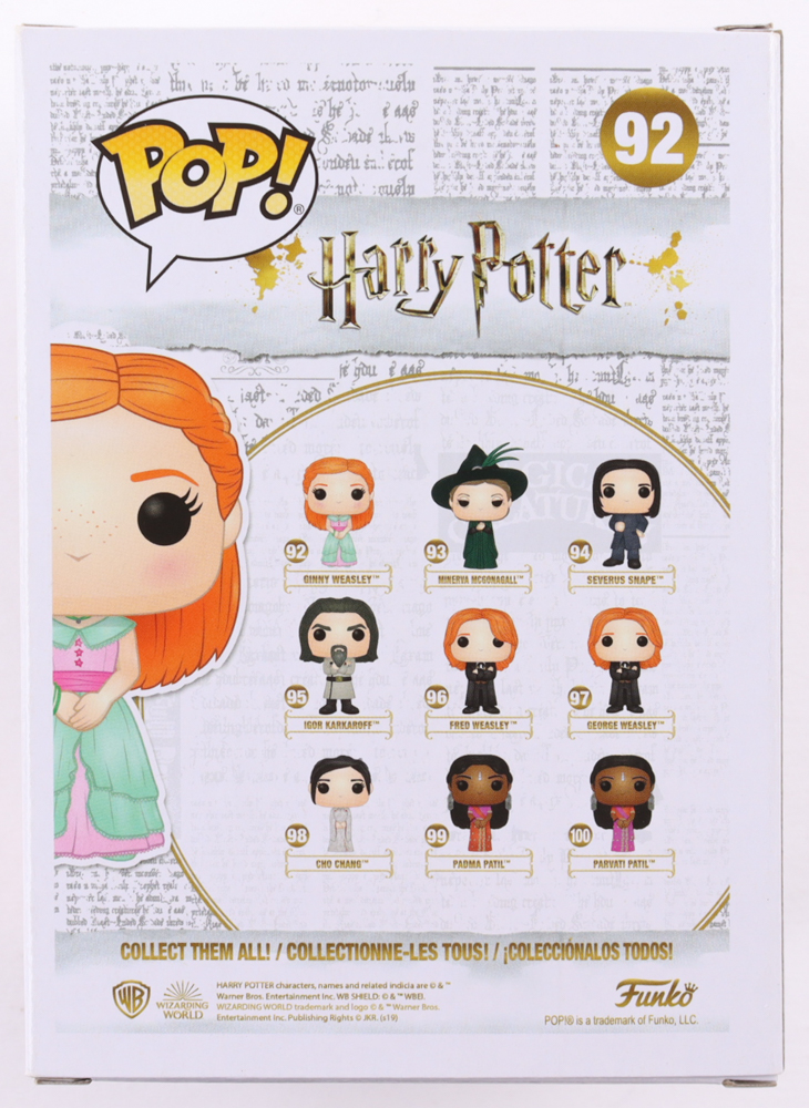 Bonnie Wright Signed "Harry Potter" #92 Ginny Weasley Funko Pop! Vinyl Figure (JSA) at PristineAuction.com Bonnie Wright Signed "Harry Potter" #92 Ginny Weasley Funko Pop! Vinyl Figure (JSA) at PristineAuction.com