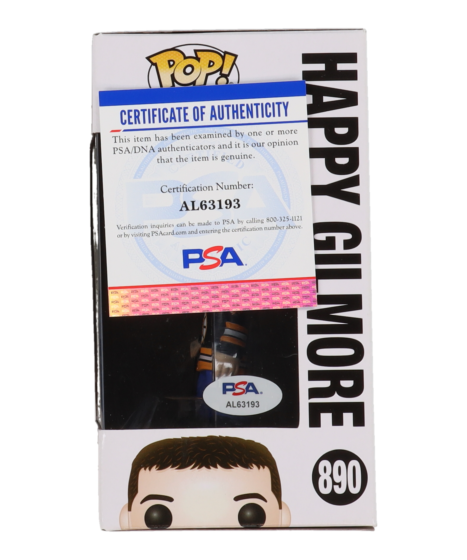 Adam Sandler Signed "Happy Gilmore" #890 Happy Gilmore Funko Pop! Vinyl Figure (PSA) at PristineAuction.com Adam Sandler Signed "Happy Gilmore" #890 Happy Gilmore Funko Pop! Vinyl Figure (PSA) at PristineAuction.com